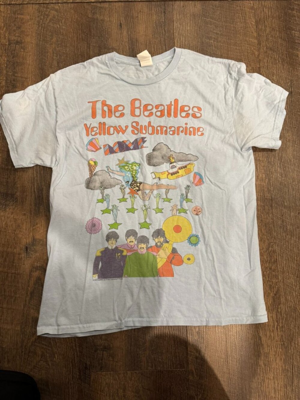 The Beatles Yellow Submarine Vintage Short Sleeve T-Shirt Urban Outfitters Med